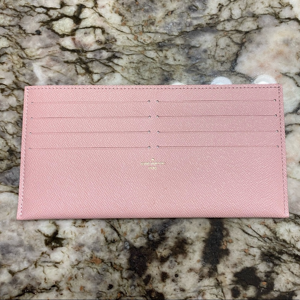 Louis Vuitton Blush Pink Saffiano Card Organizer
